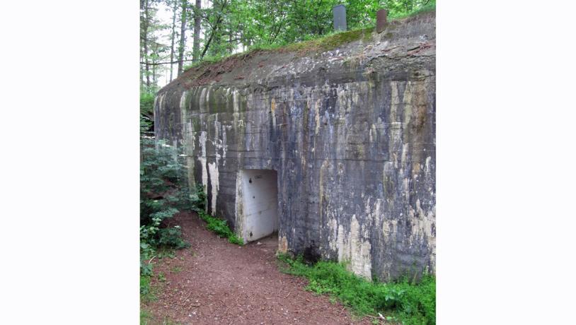 Rom flyveplads - besøgsbunker